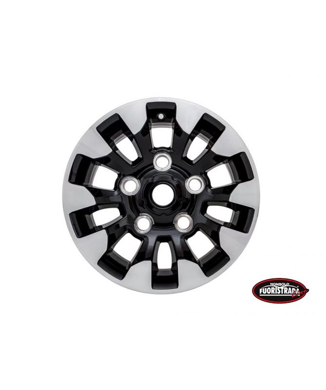 Cerchio 16X7 ET 25 In Acciaio Nero Per Land Rover Defender